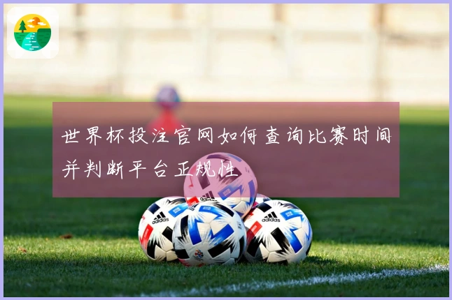 世界杯投注官网如何查询比赛时间并判断平台正规性