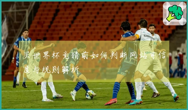 买世界杯竞猜前如何判断网站可信度与规则解析