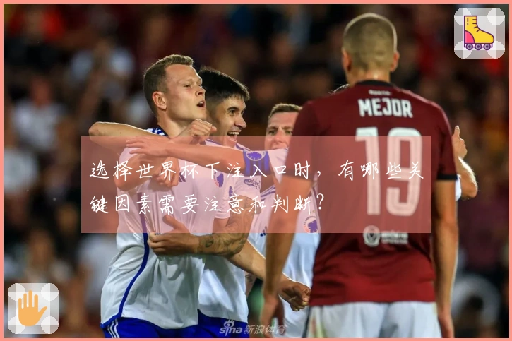 选择世界杯下注入口时，有哪些关键因素需要注意和判断？